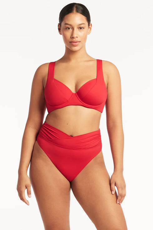 Sea Level Essentials Wrap High Waist Pant